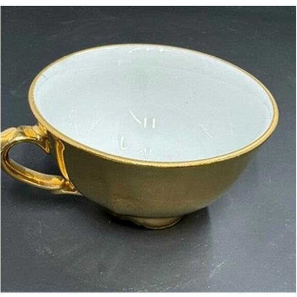 Vintage Bavaria, English, Cup and Saucer, Gold luxenbourg Duchess set - Picture 12 of 16